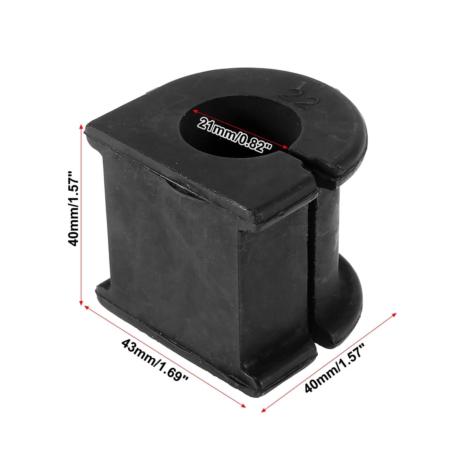 Front Stabilizer Sway Bar Bushing Rubber Replacement for Toyota Corolla (2003–2008)