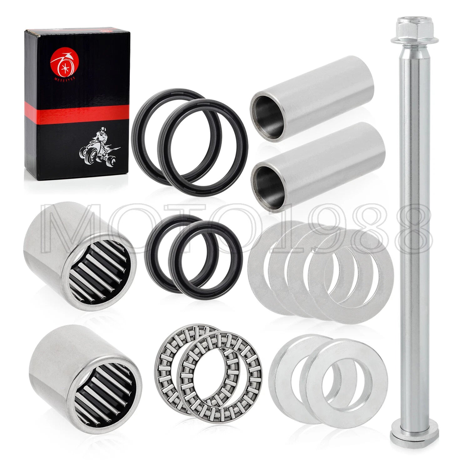 Swing Arm Pivot Shaft Bolt Bearing Seal Kit for Honda CRF250R CRF250X (2004–2009)