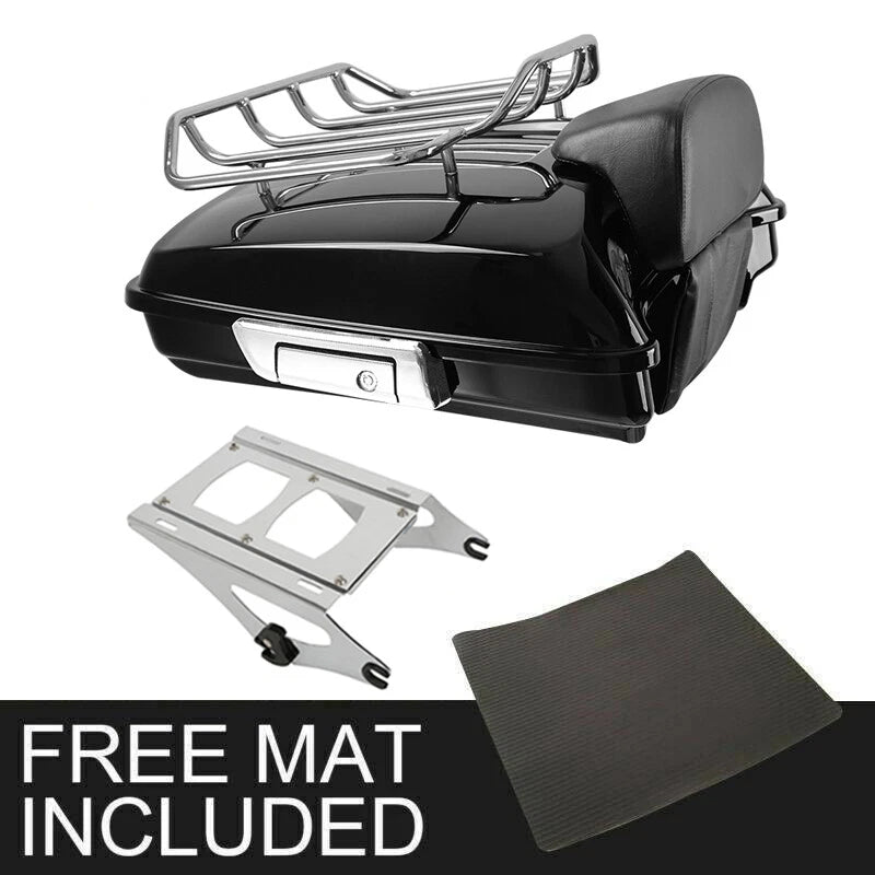 Razor Trunk Backrest Pad & Luggage Rack for Harley Street Road Glide (2014–2026)