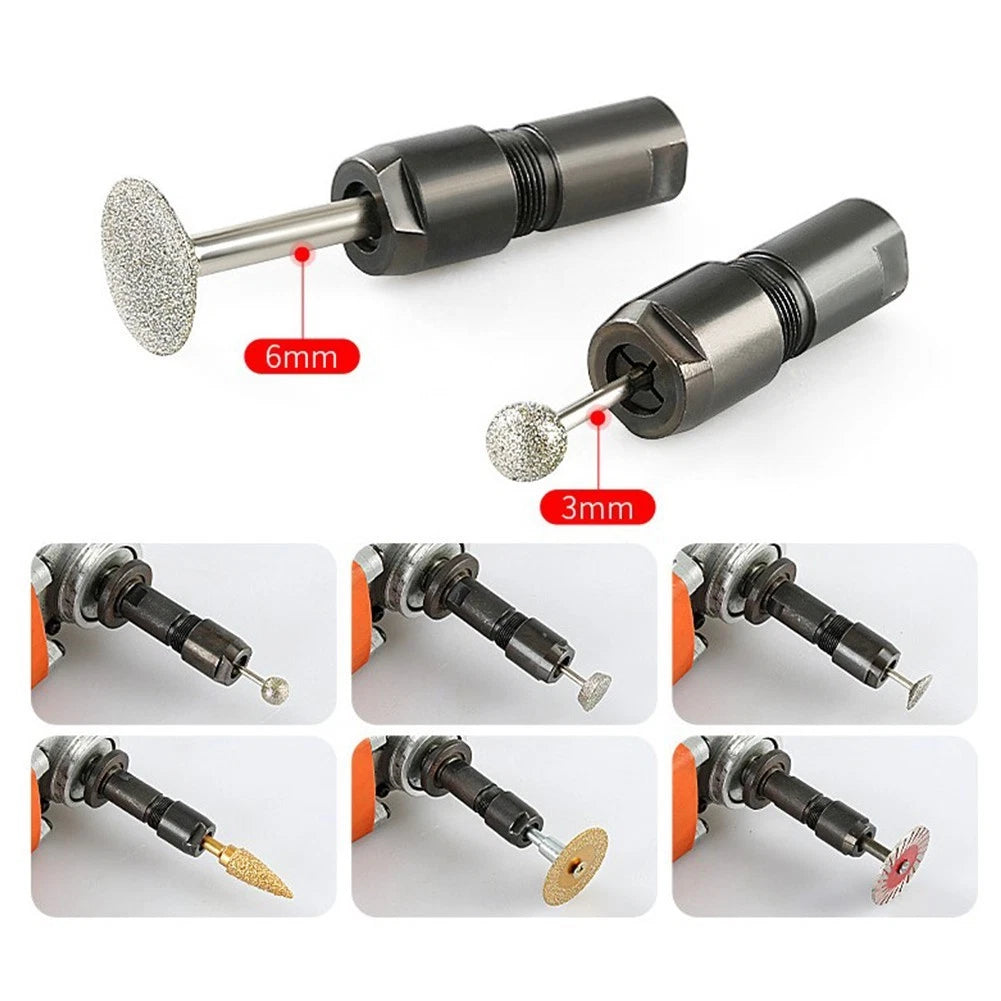 Transfer Head Adapter for Angle Grinder (6MM)