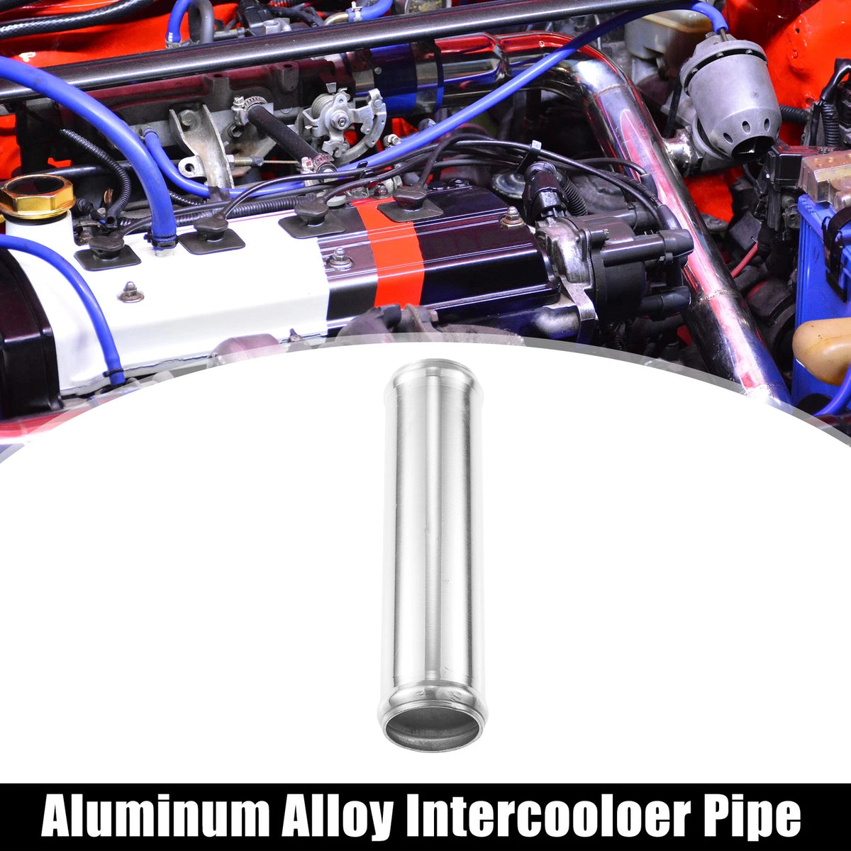 Intercooler Pipe Intake Tube for Auto OD 1.5" Length 6" Aluminum Alloy