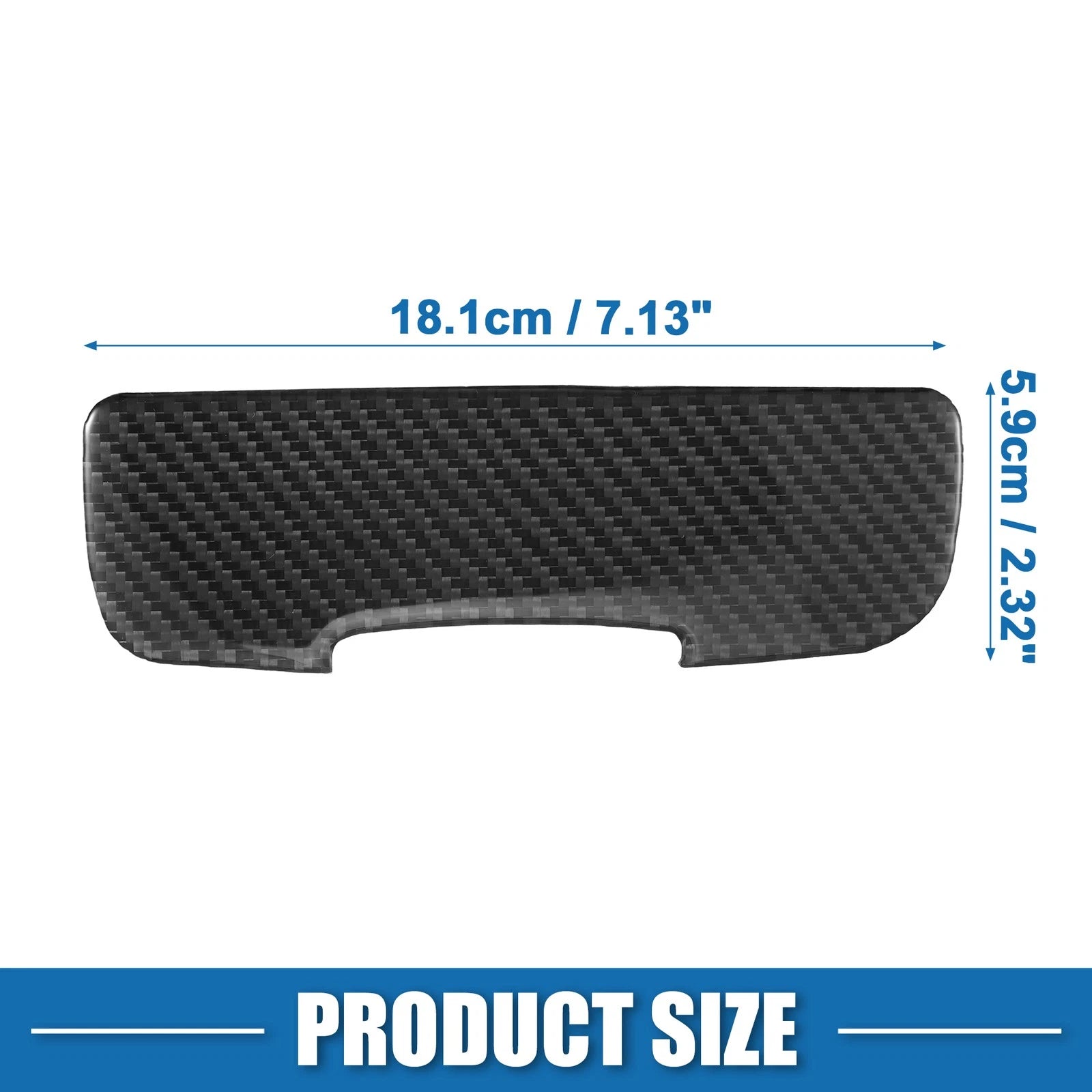 Power Outlet Cover for Chevy Corvette C5 (1998–2004) Carbon Fiber Pattern