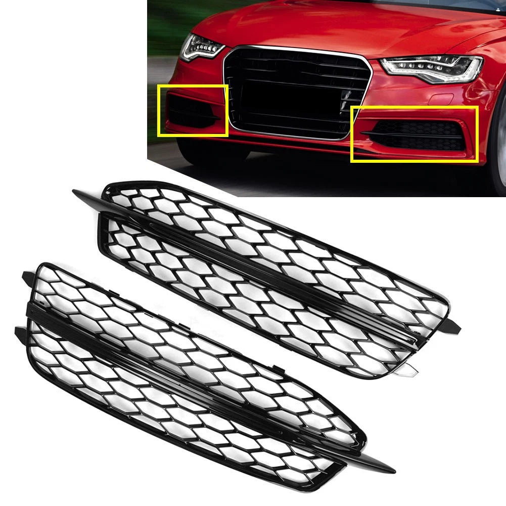Front Bumper Lower Grille for Audi A6 C7 S Line S6 (2012–2018) 4G0807681D 4G0807682D