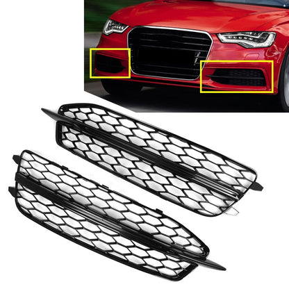 Front Bumper Lower Grille for Audi A6 C7 S Line S6 (2012–2018) 4G0807681D 4G0807682D