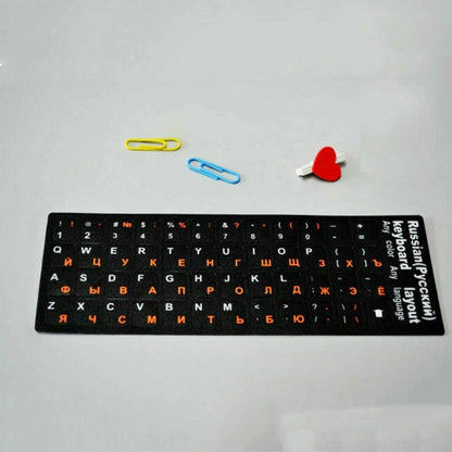 Keyboard Layout Sticker for Russian Standard (Replacement)