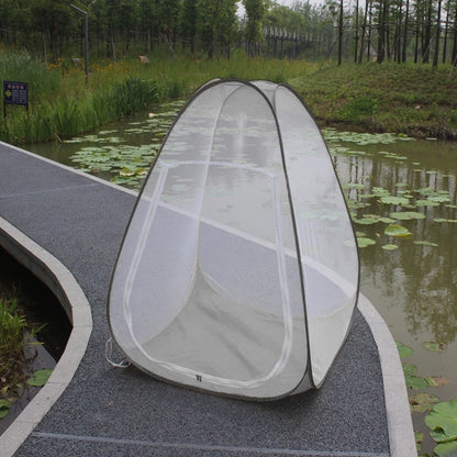 Mesh Net Tent for Buddhist Retreats and Yoga Practice