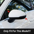 Add-On Carbon Look Side Wing Mirror Cap Covers for Benz CLA-Class C118 (2019–2026)