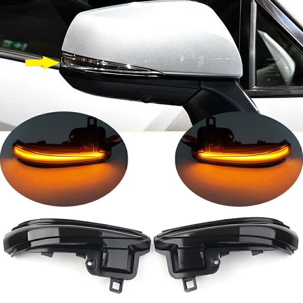 2PCS LED Side Mirror Sequential Dynamic Turn Signal Light Fit Toyota RAV4/Tacoma