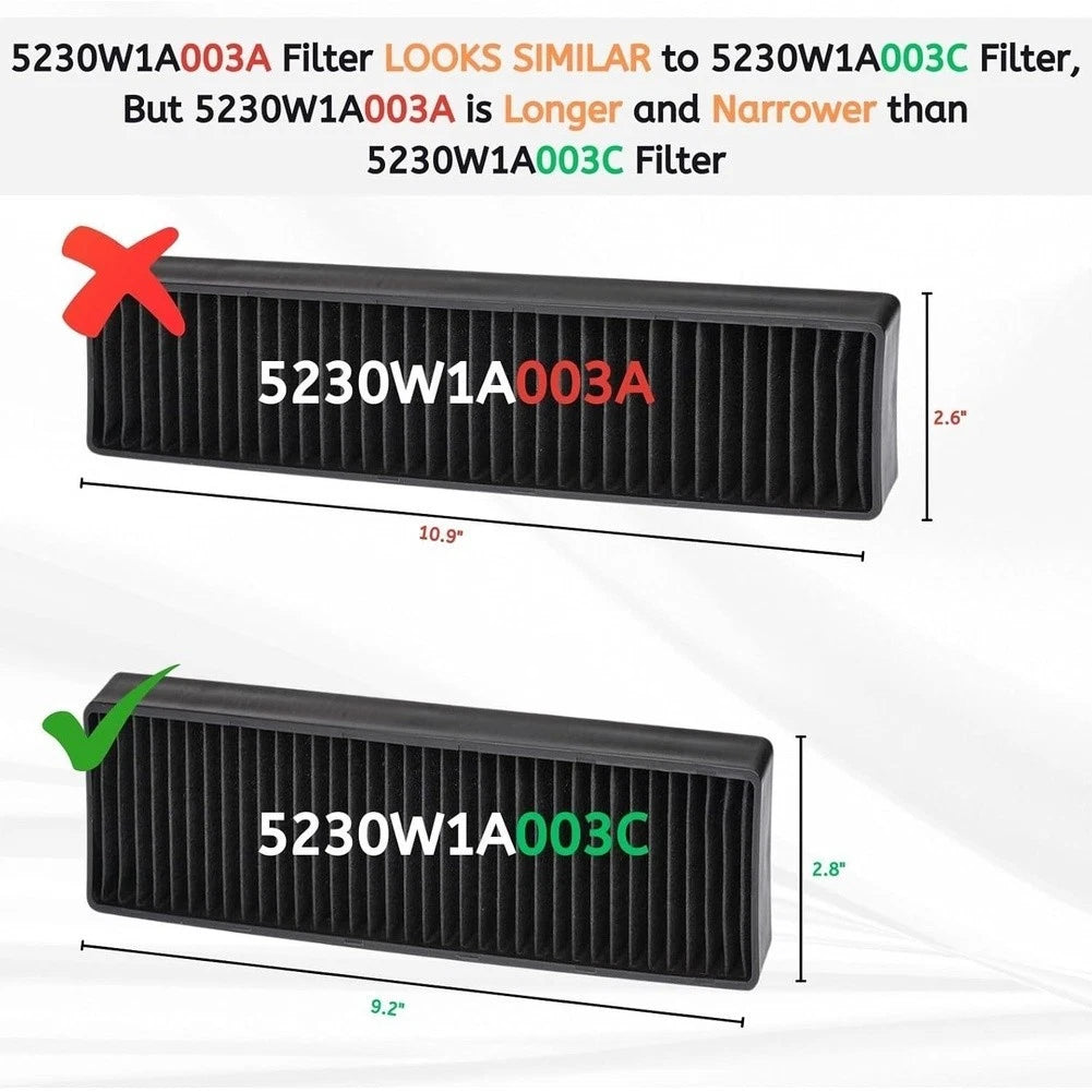 Activated Carbon Filter Replacement for LG Microwave LMV1650ST (2015–2019)