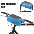Handlebar Bag Touch Screen Phone Holder Front Storage for Bike Blue (2010–2025)