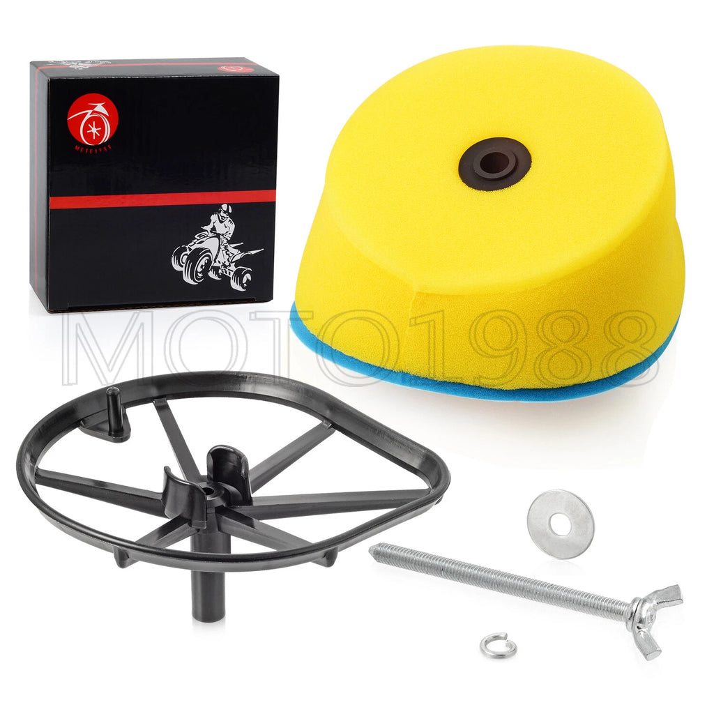 Air Filter Cleaner & Cage for Honda CR125R CR250R CR500R (1989–2001)
