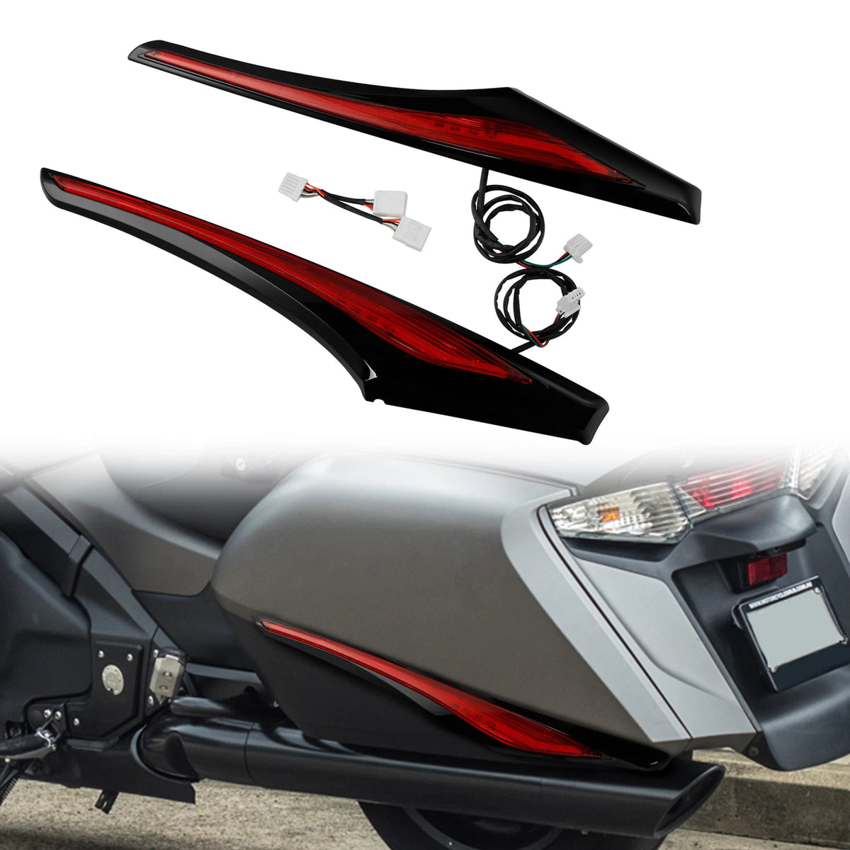 Saddlebags Accent Swoop LED Light for Honda Goldwing GL1800 (2012–2017) F6B (2013–2017)
