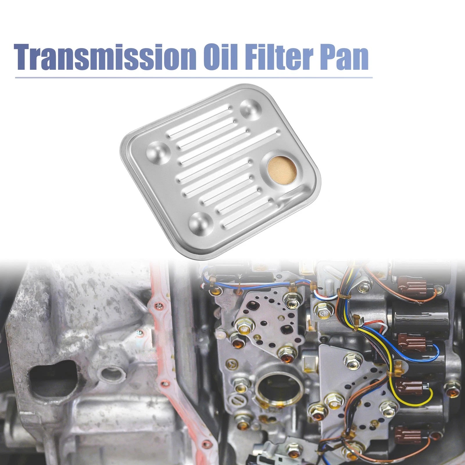 Transmission Filter Oil Pan Gasket Replacement Set for Chevrolet (2001–2008)