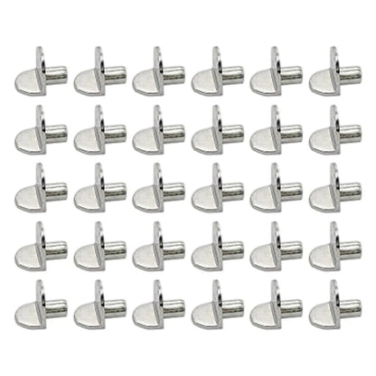 30X L Shaped Plastic Alloy Shelf Brackets for Cabinets Bookcase