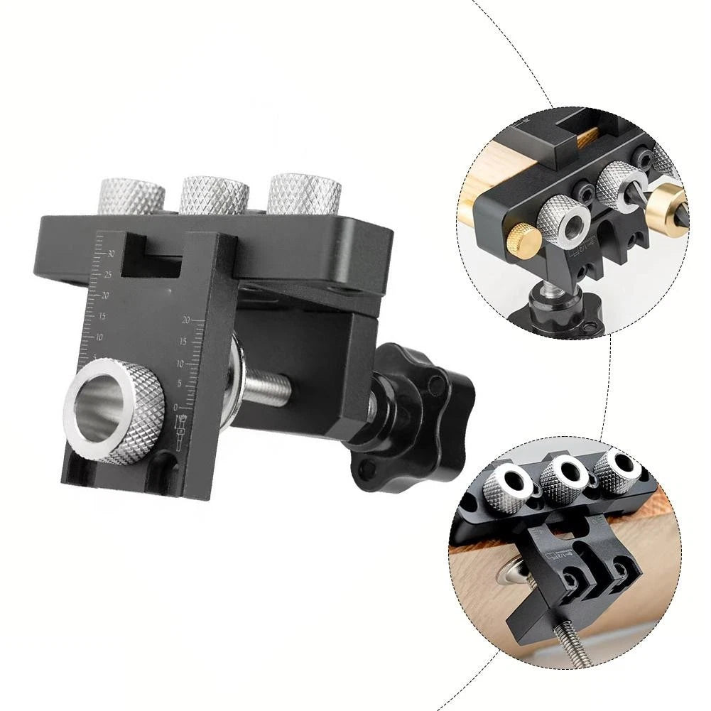 Adjustable 38mm Drilling Guide for Precision Doweling