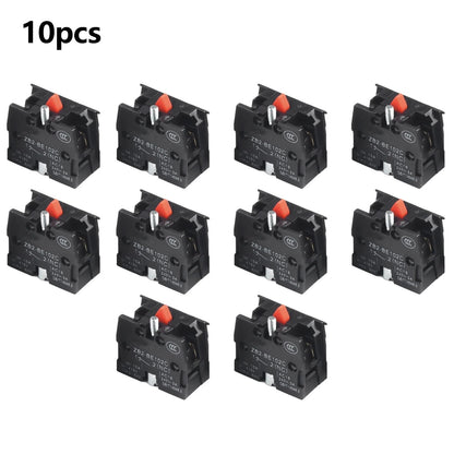 10PCS Push Button Joystick Switch ZB2 BE102C 10A 600V Normally Closed