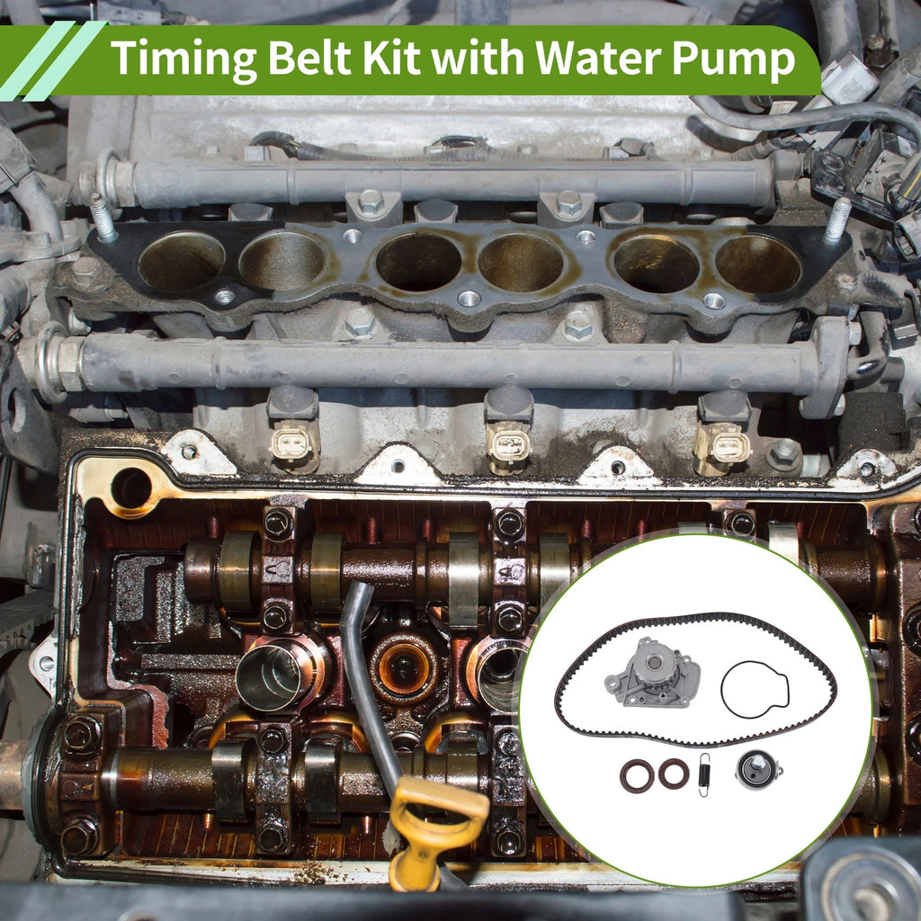 Timing Belt Kit with Water Pump for Honda Civic 1.7L 2003–2005 1 Set Engine