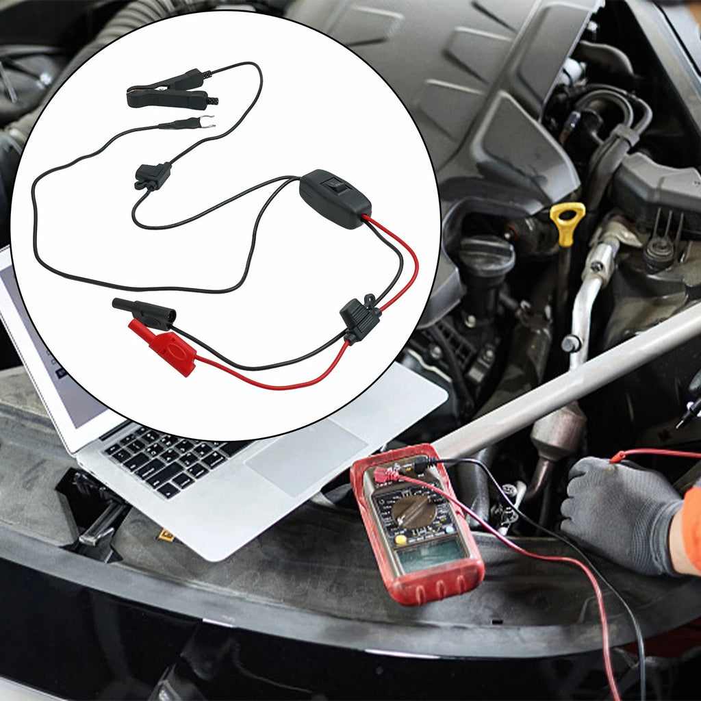 Car Leakage Test Tool with High Current Battery Clip and Low Resistance Switch