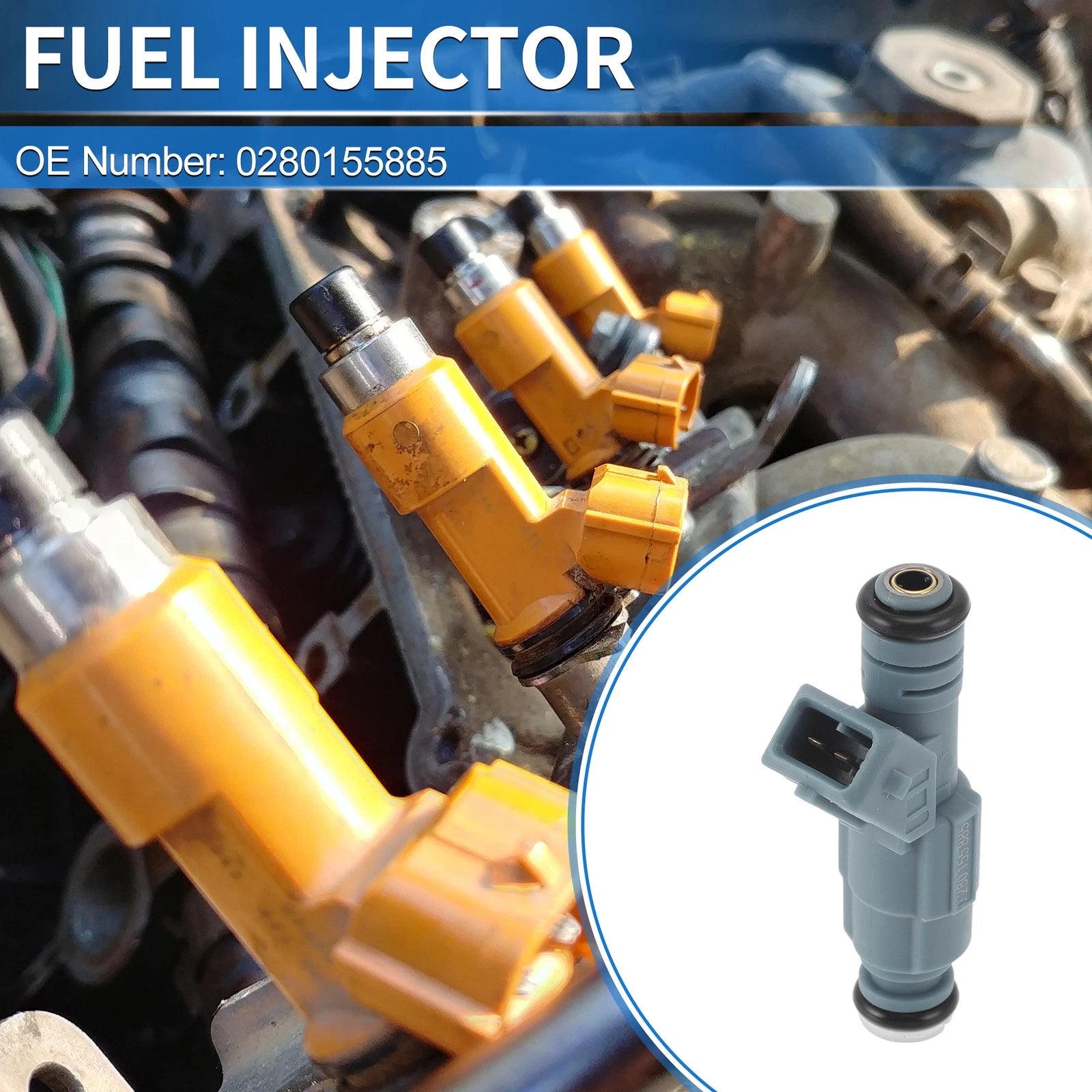 Fuel Injector Replacement for BMW 325i 2.5L I6 (1987–1993)