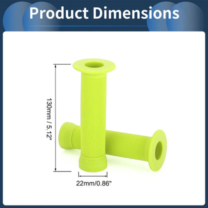Handlebar Grips Rubber End Covers 130mm for Universal Bike 1 Pair