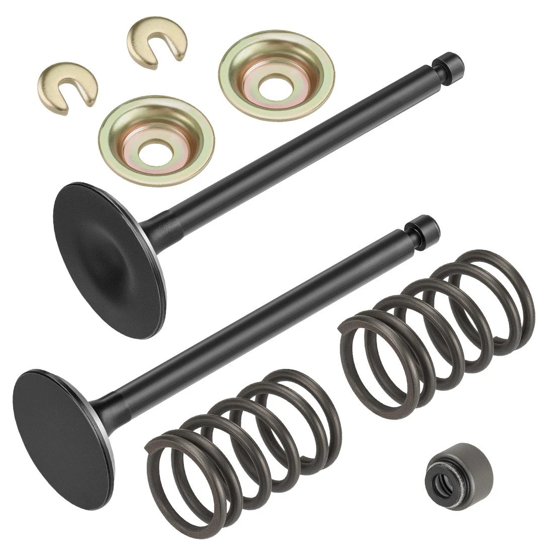 Intake & Exhaust Valve Kit with Springs & Seals for Yamaha Golf Cart G11-G21 (1995–2002)