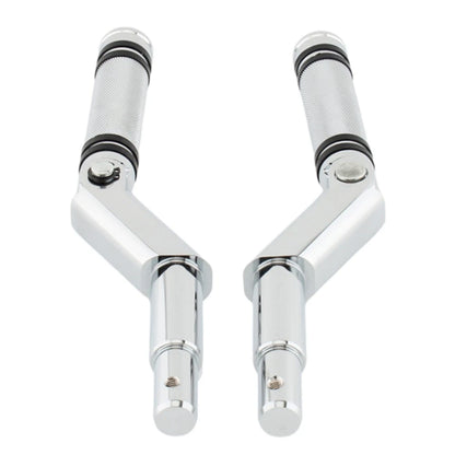 2X Chrome Footrest Pedal Bracket Set for Harley V-Rod Muscle (2002–2017)