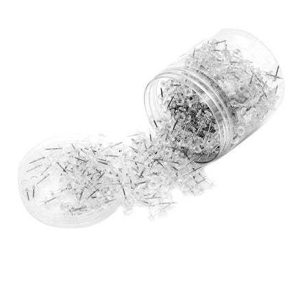 500 Pcs Push Pin Thumb Tacks Plastic Head Steel Point Durable