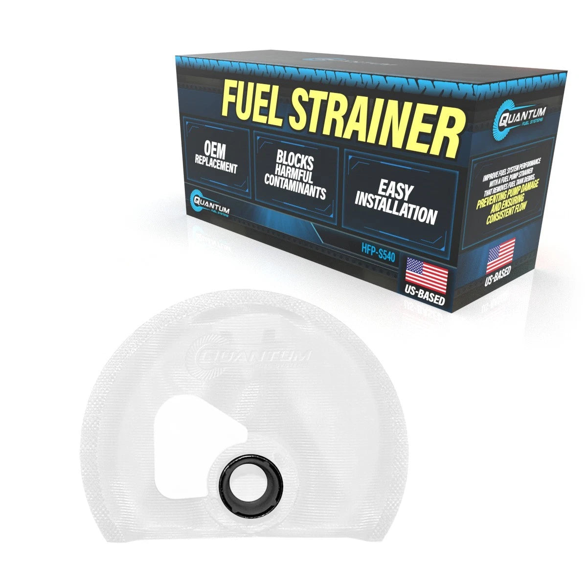 QFS Fuel Strainer Pump Pre-Filter for Ford Mustang (1985–2018) DW400