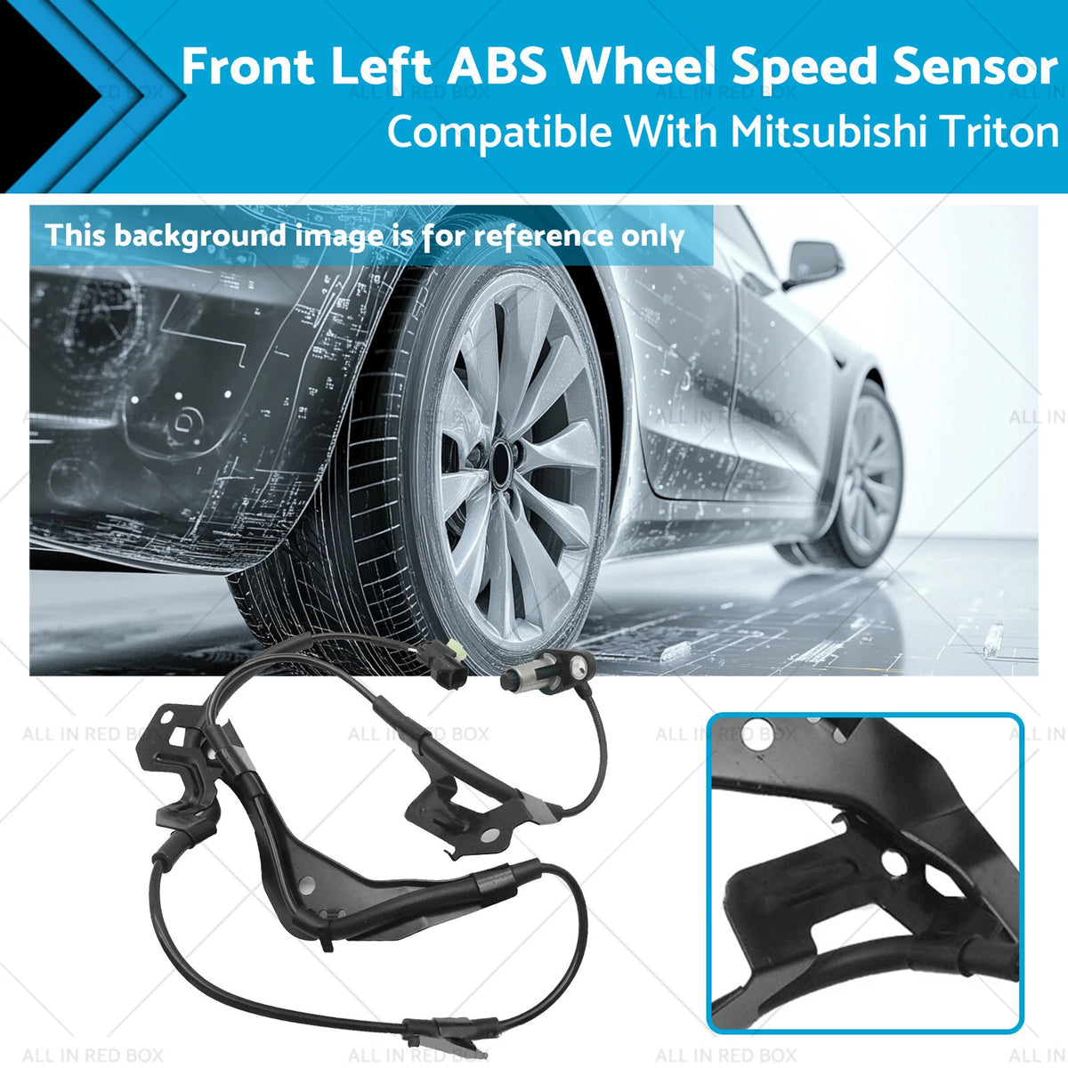 Front Left ABS Wheel Speed Sensor for Mitsubishi (4670B005)