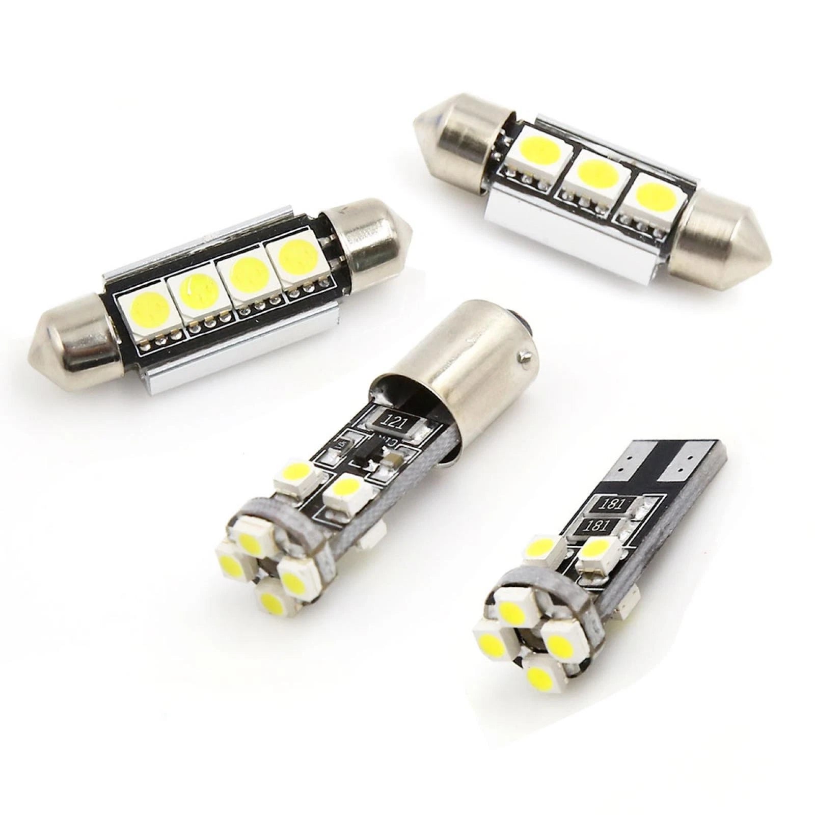 21pcs Canbus Interior LED Lamp Kit White 12V for BMW E46 (1999–2005)