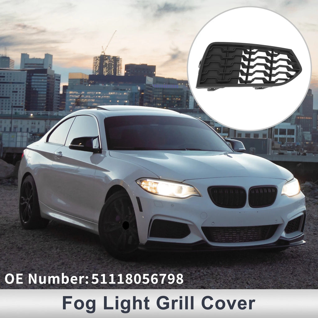 Right Front Fog Light Grill 1pc Replacement for BMW 2 Series F22 (2012–2017)