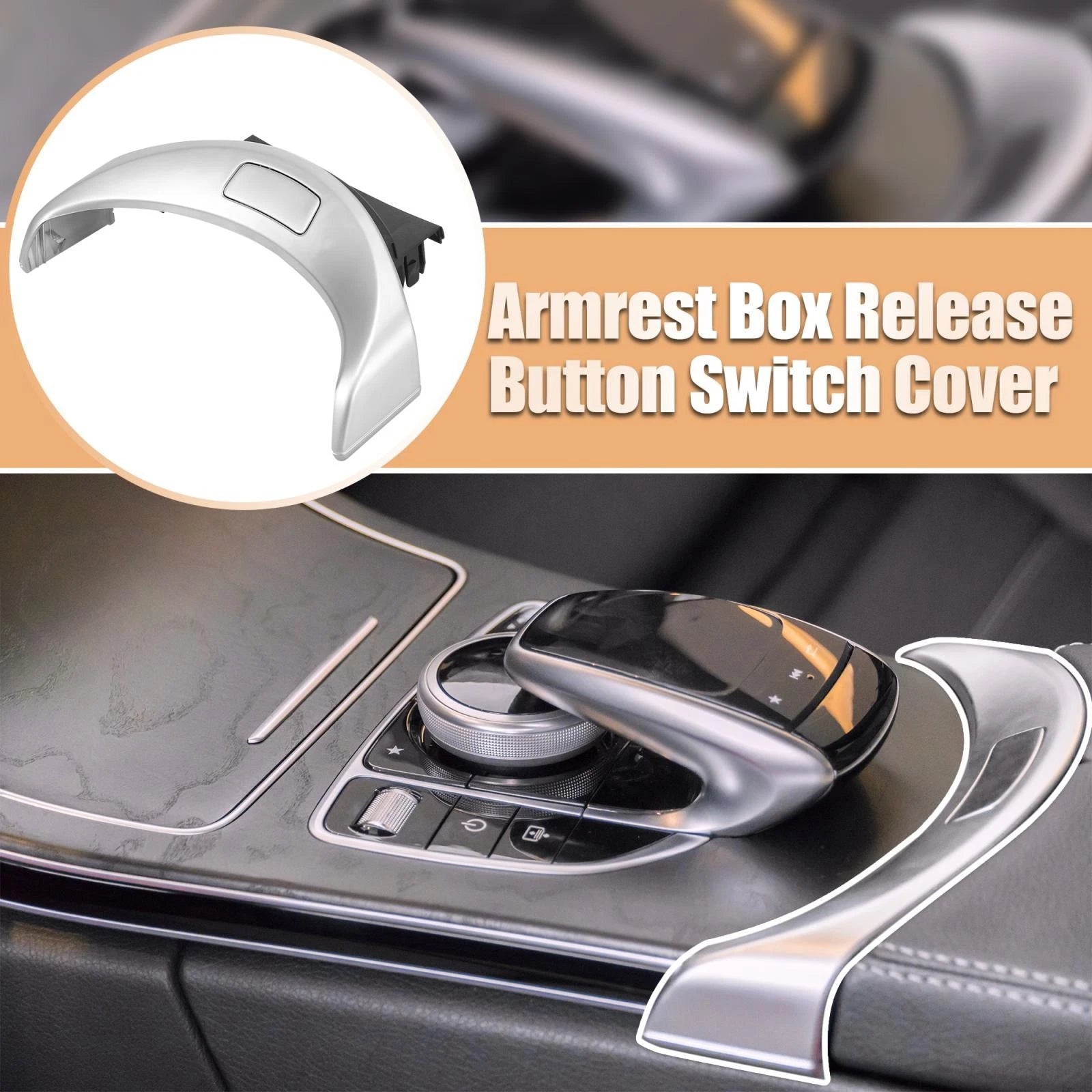 Armrest Button Switch Cover Replacement for Mercedes-Benz GLC300 (2016–2023)