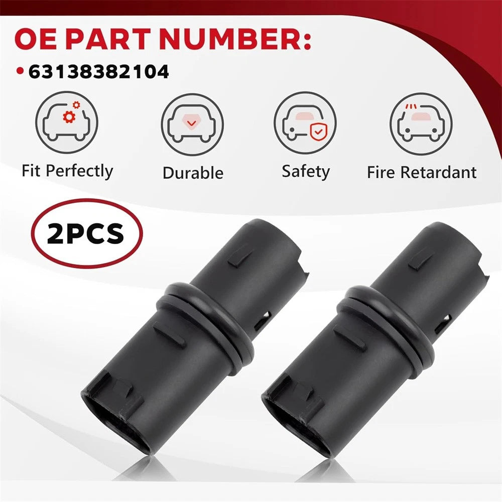 2X Bulb Socket for BMW E46 E60 E61 E63 E64 E83 E53 Mini Cooper F55 F56 R55 R56