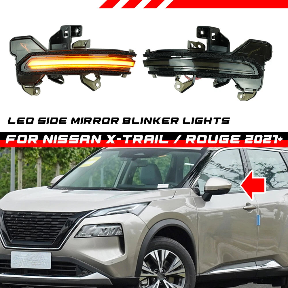 LED Side Sequential Turn Signal Light for Nissan Rogue T33 (2021–2024)