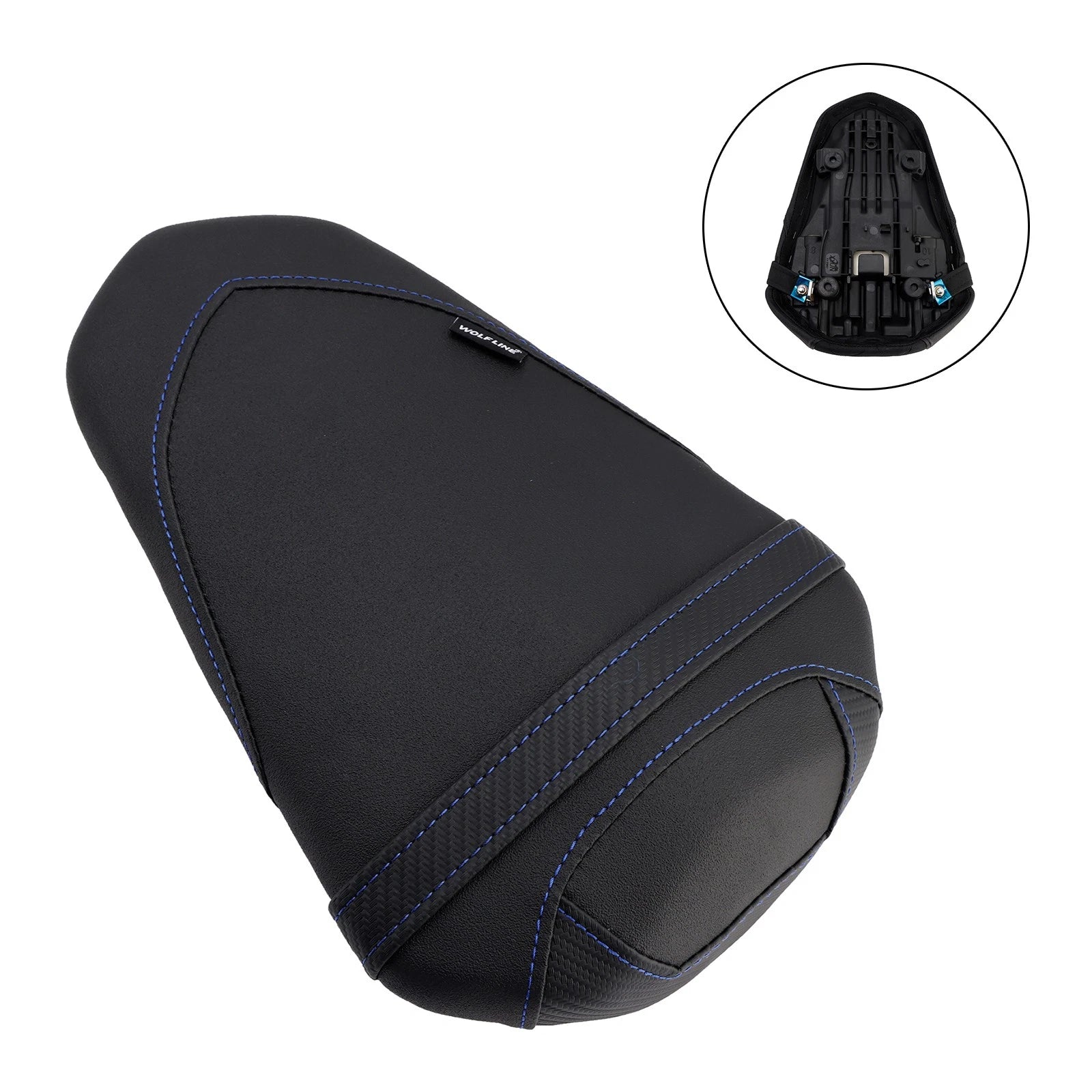 Rear Passenger Seat Pillion for Yamaha YZF-R3 MT-03 (2015–2023) Blue