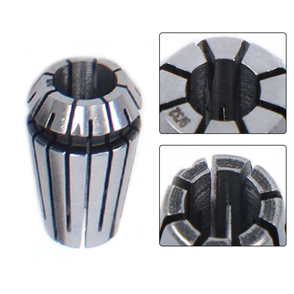 19-Piece ER16 Spring Collet Set for CNC Milling Lathe Tool
