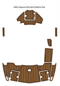 EVA Foam Swim Platform Step Pad for Chaparral 284 (2008) - Faux Teak Deck Mat