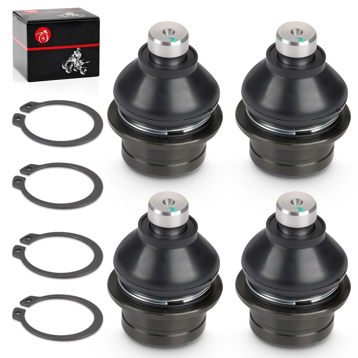 Set of 4 Upper Lower Ball Joints for Suzuki Eiger LTA400 LTF400 (2002–2008)