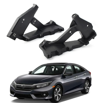 2X Front Headlight Retainer Bracket for Honda Civic Sedan (2016–2019)