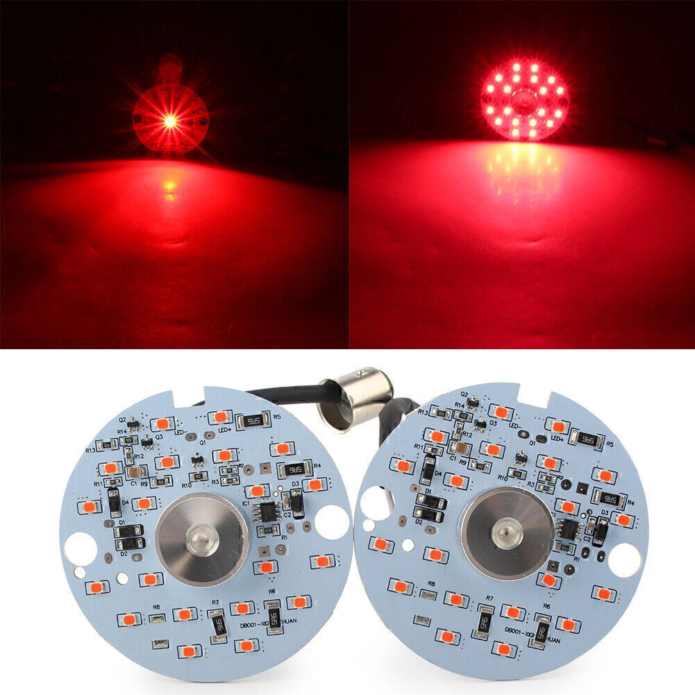 2X 1157 LED Daytime Running Lamp Turn Signal Light Kit for Harley Touring