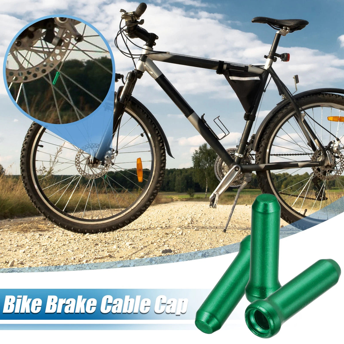 Bike Brake Cable Cap Set Replacement for 50cc 110cc Bicycle Shifter