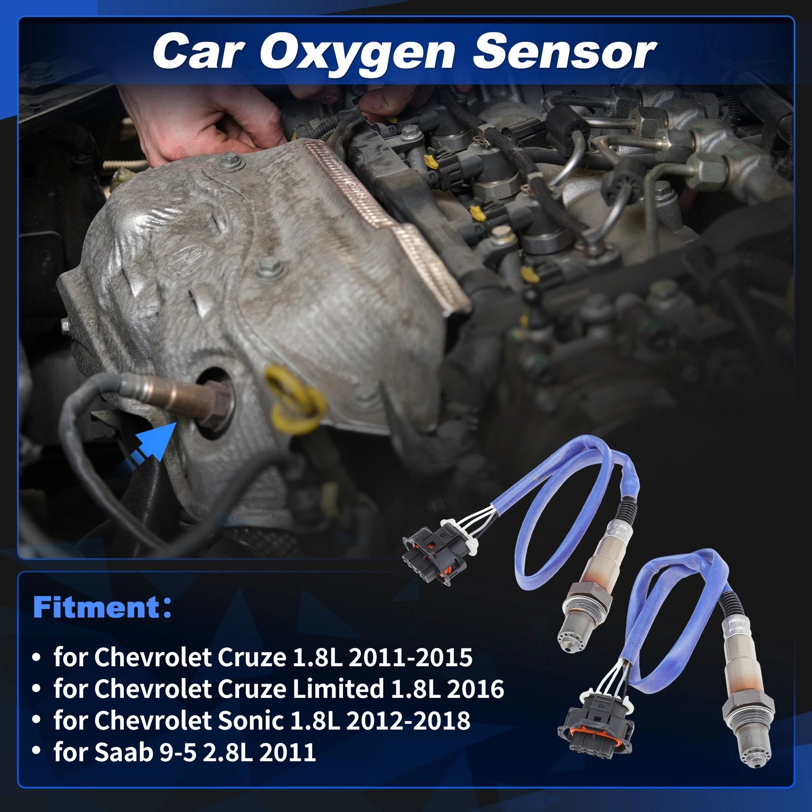 Upstream Downstream Oxygen Sensor Replacement for Chevrolet Cruze 1.8L (2011–2015)