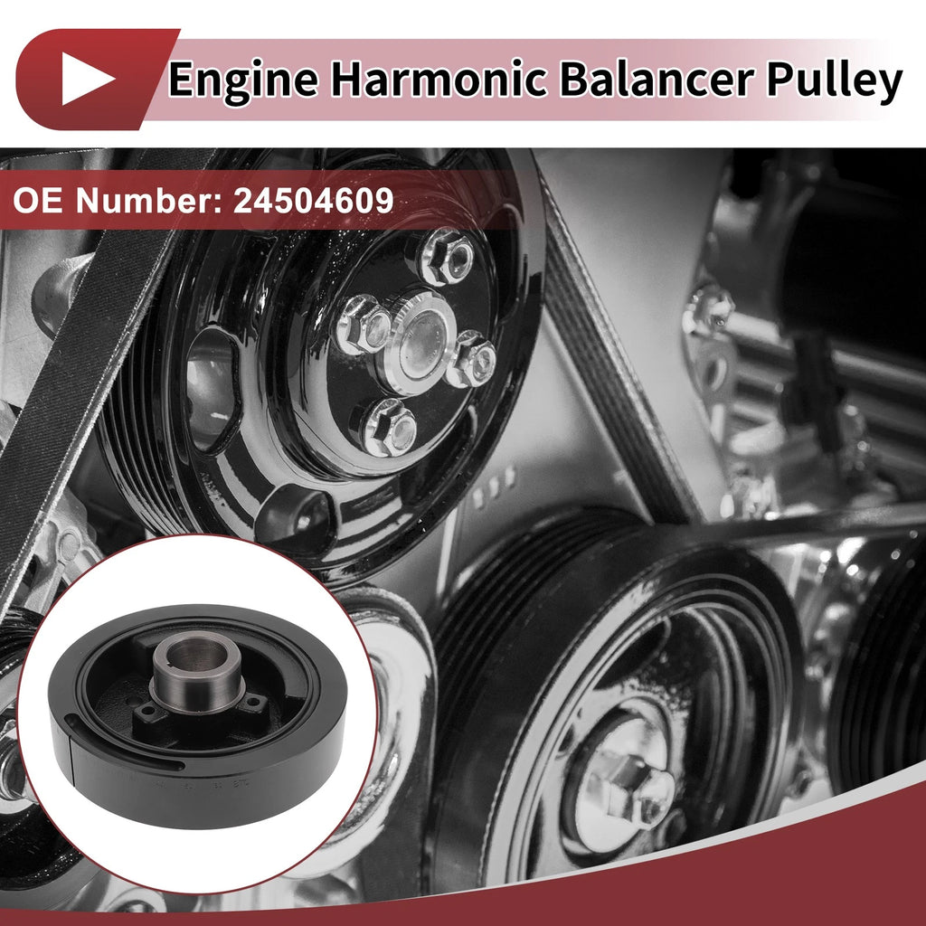 Engine Harmonic Balancer Crankshaft Pulley Replacement for Pontiac Montana (1999–2005)