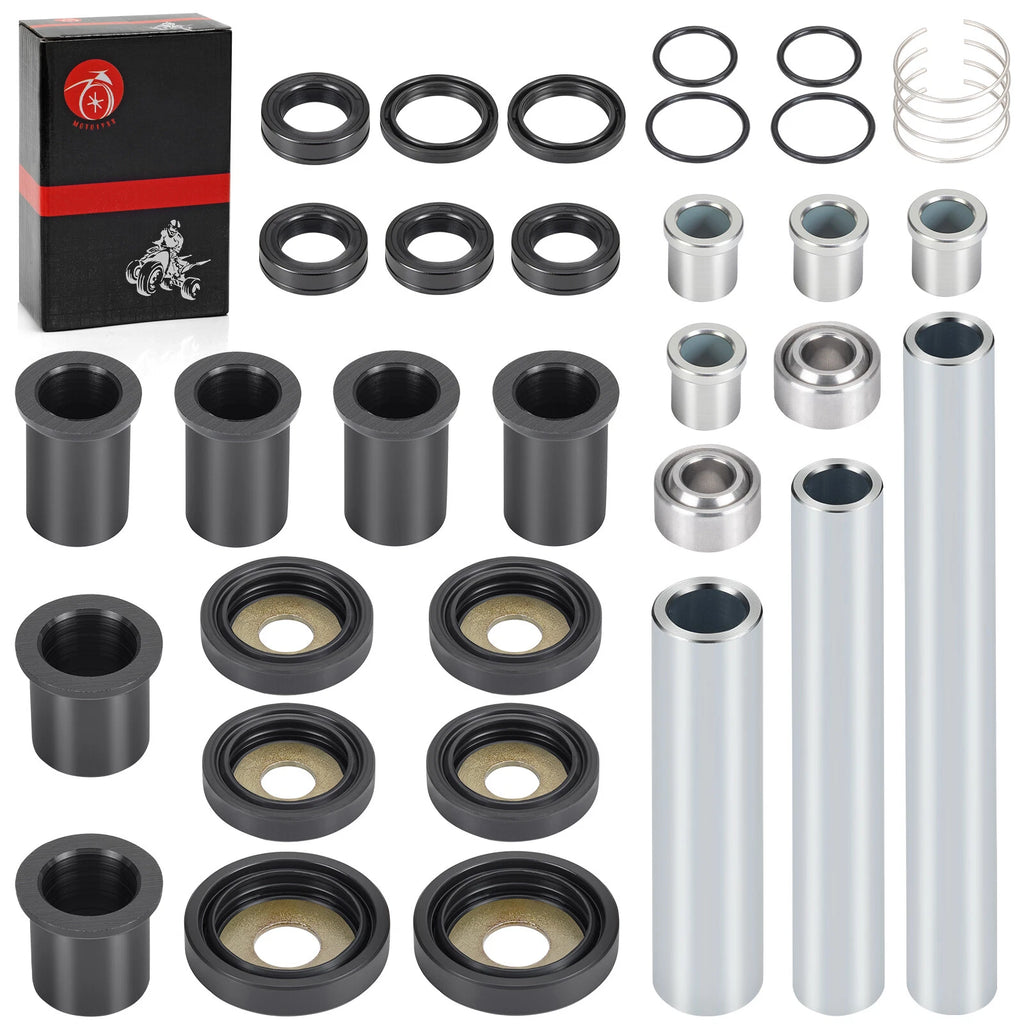Rear Upper Lower A-arm Bushing Shaft Kit for Honda Rincon 650 680 (2003–2014)
