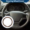 Steering Wheel Cover for - 14.96" Brown ABS