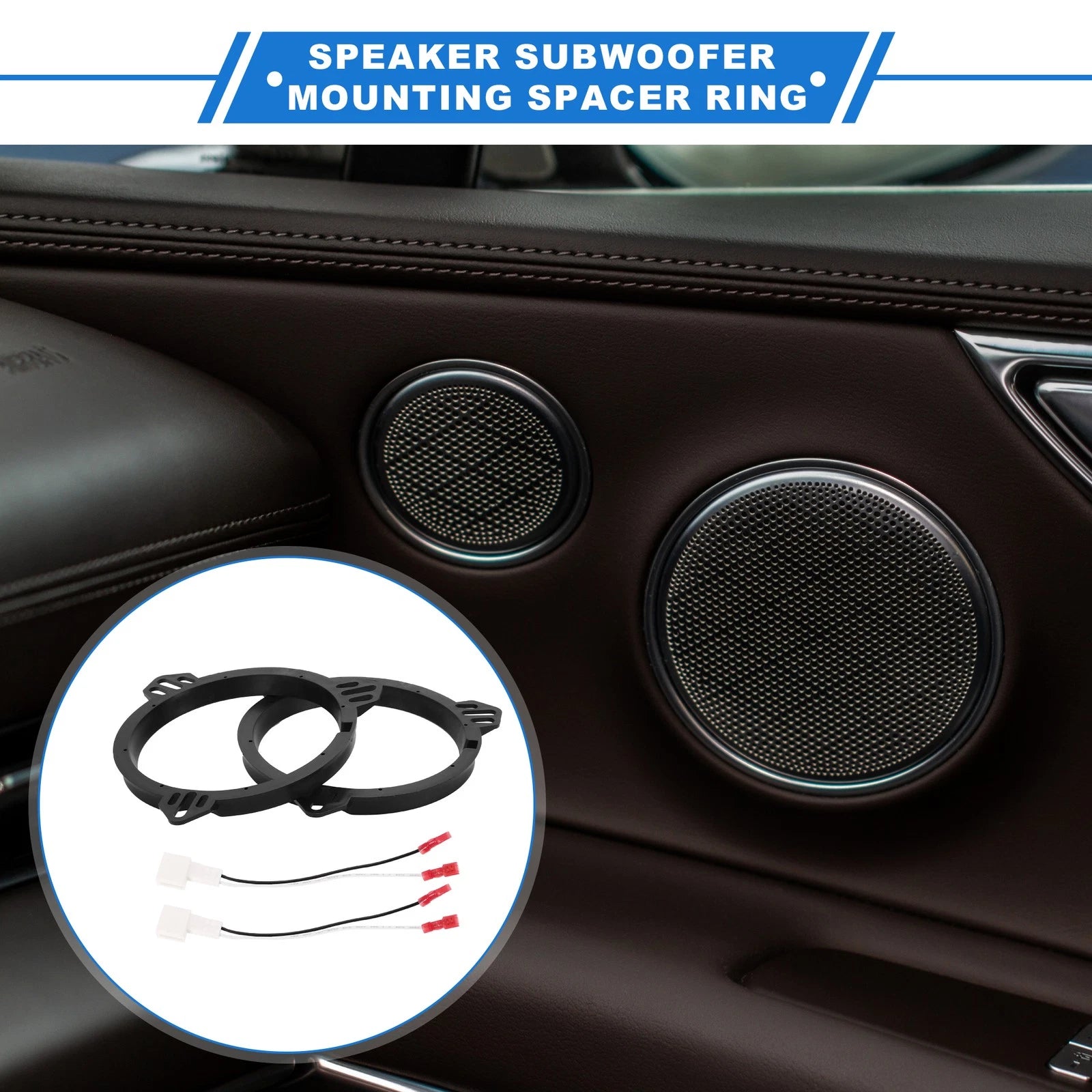 Tweeter Speaker Spacer Adapter Ring for Scion TC (2011–2016) 2 Set