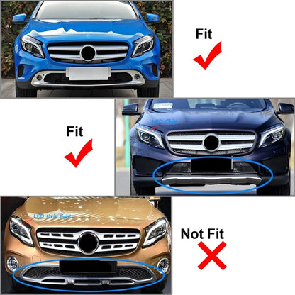 GTR Style Front Bumper Grille for Mercedes Benz GLA Class X156 (2014–2016)