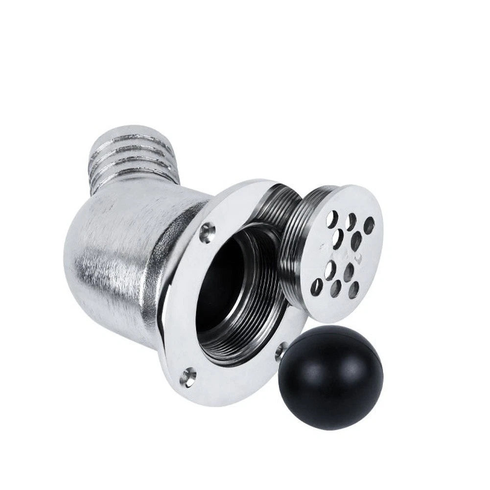 Yacht Drain Fitting for Boat Deck Drainage (Floating Ball Design)