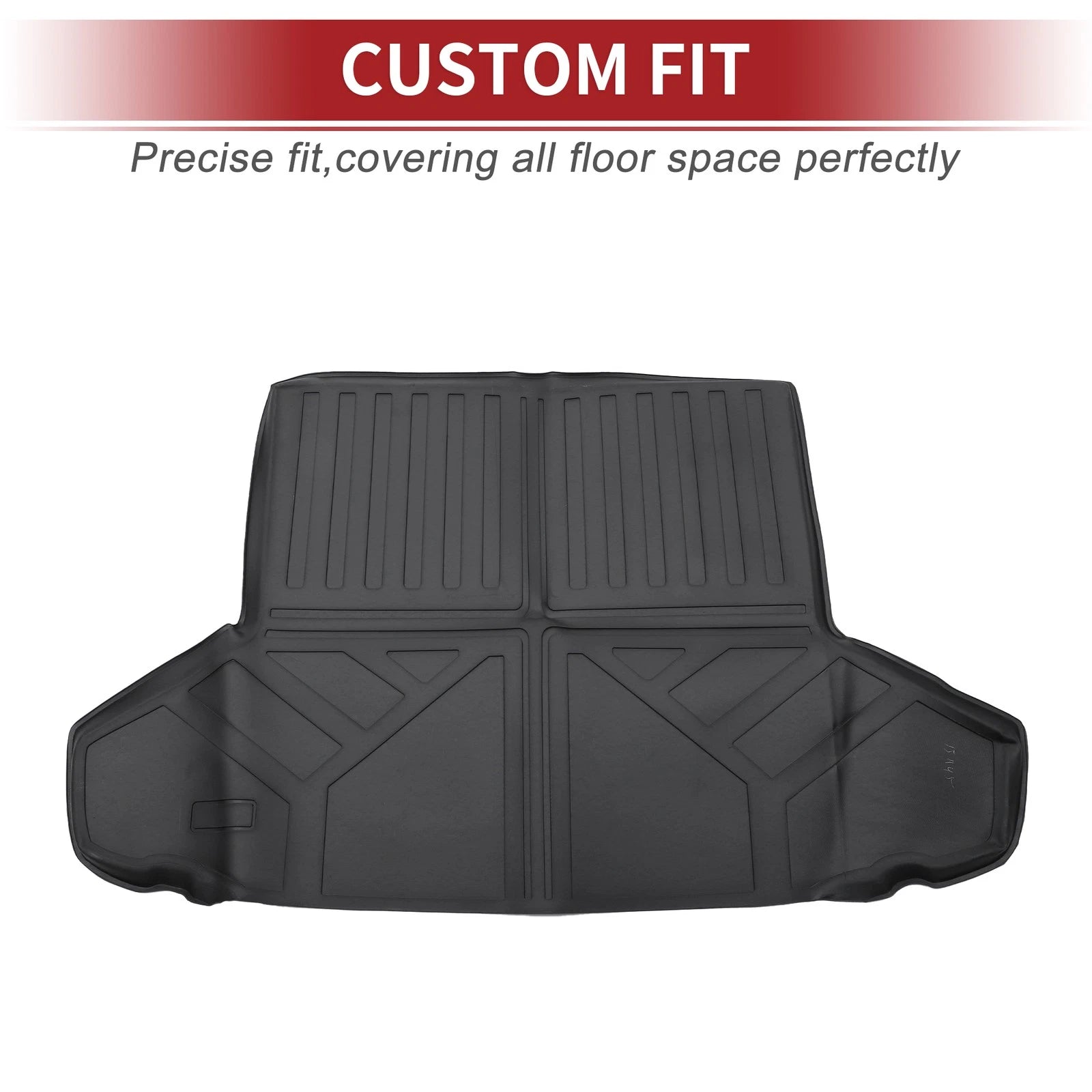 Rear Cargo Liner Trunk Mat for Toyota Prius (2016–2022) Long Stripes Pattern