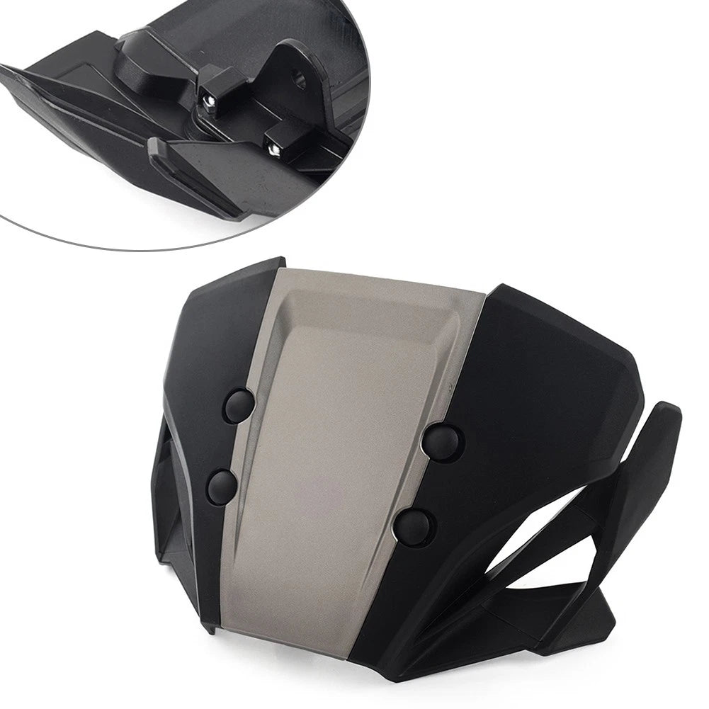 Front Windshield Visor for Honda CB650R (2019–2023) Titanium